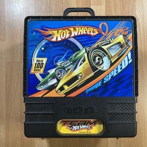 Mattel Hot Wheels Rolling Carrying Case • Holds 100 Cars • 2009 • EUC